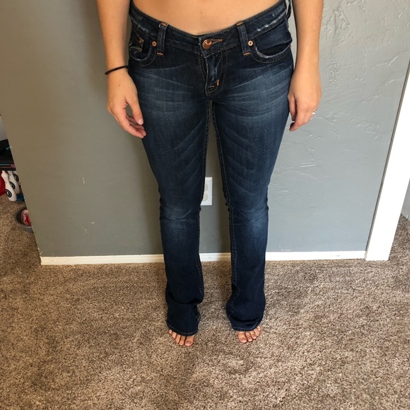 P R V C Y brand bootcut jeans size 26 - Picture 2 of 8